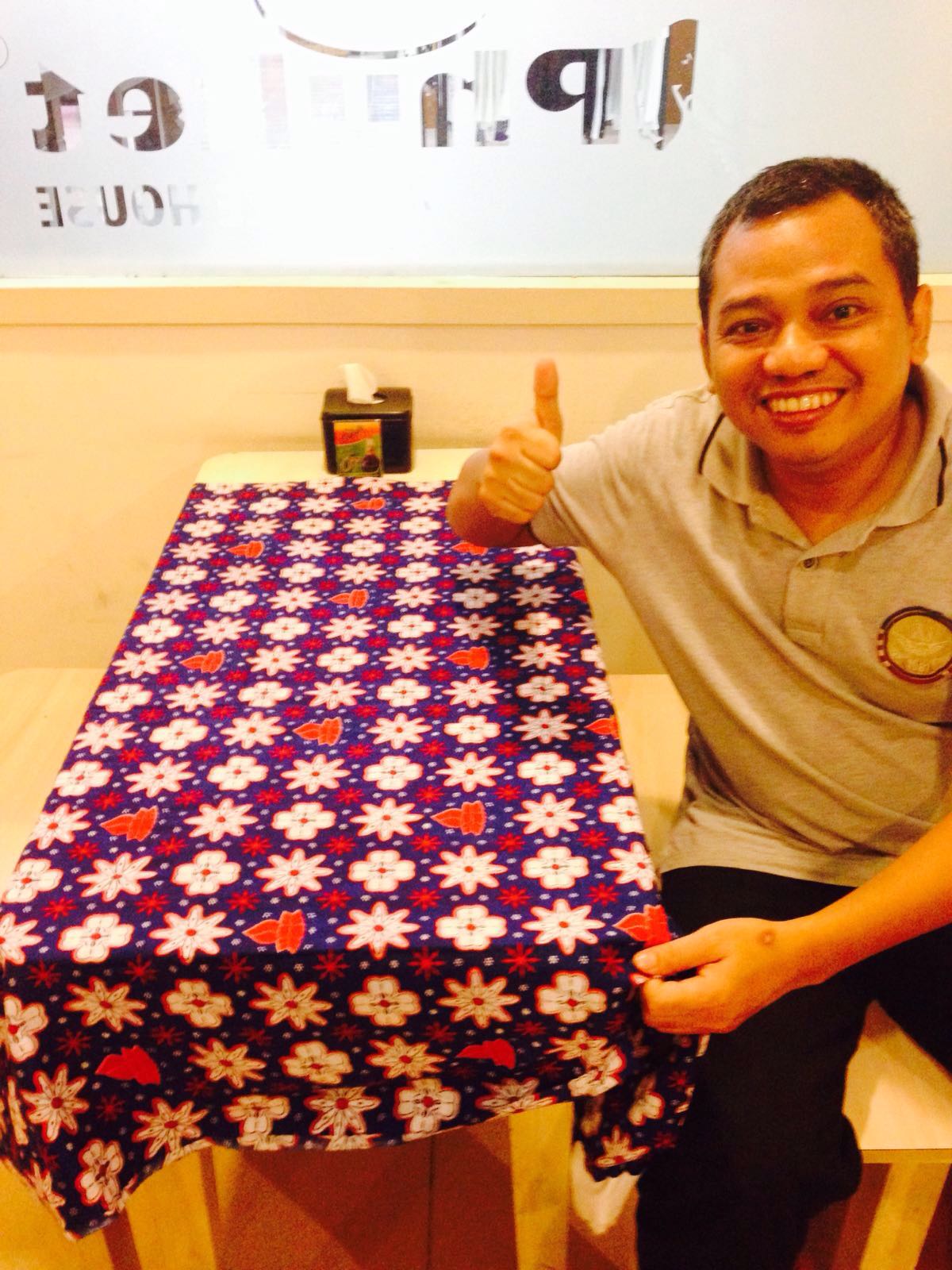 prooving batik
